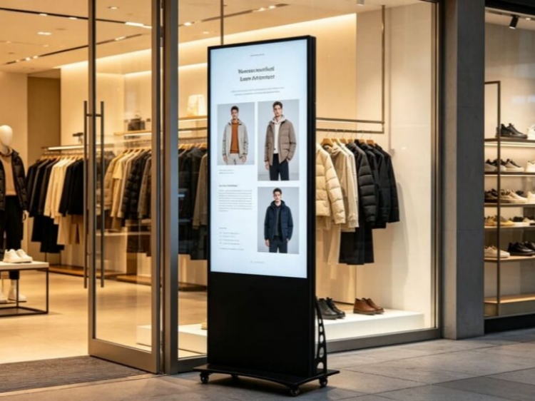 portable led poster display